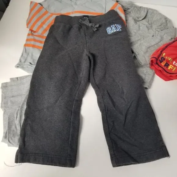 Gap Boys bundle 3T 3 years pants long sleeve kids gray not so mystery lot bundle - Picture 3 of 12